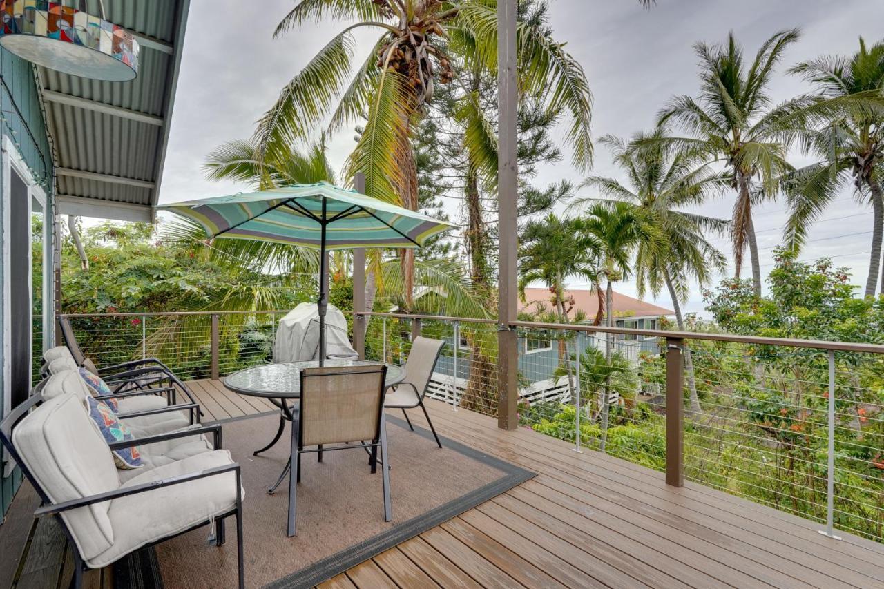 Breezy Kailua-Kona Bungalow With Lanai And Ocean View! ภายนอก รูปภาพ