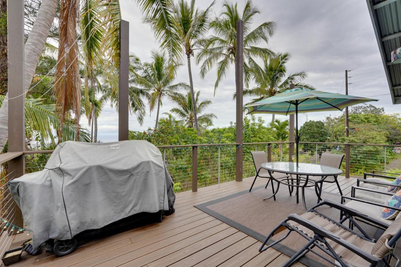Breezy Kailua-Kona Bungalow With Lanai And Ocean View! ภายนอก รูปภาพ