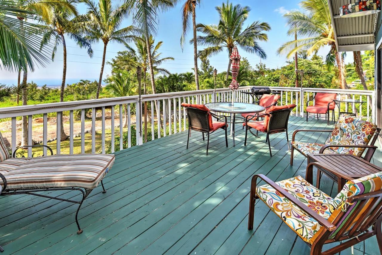 Breezy Kailua-Kona Bungalow With Lanai And Ocean View! ภายนอก รูปภาพ